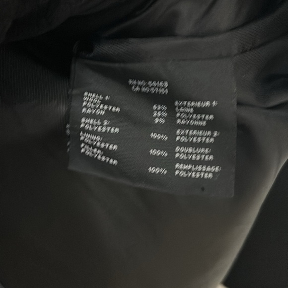 Marc Jacobs New York Double-Breasted peacoat Coat size 6 black wool blend - Picture 6 of 8